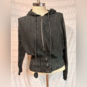 Victorias Secret sparkle knit sweater zip up
